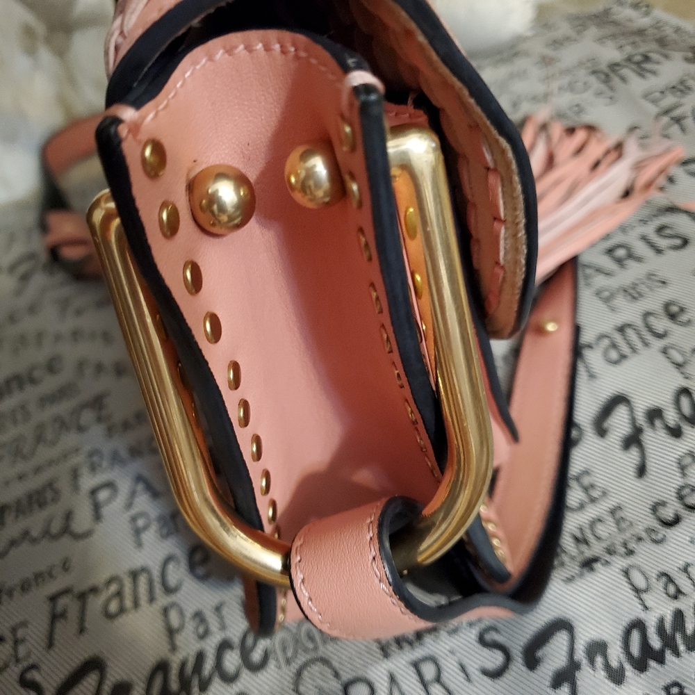 (SOLD)Authentic Chloe Hudson in salmon rose color - Picture 9 of 12